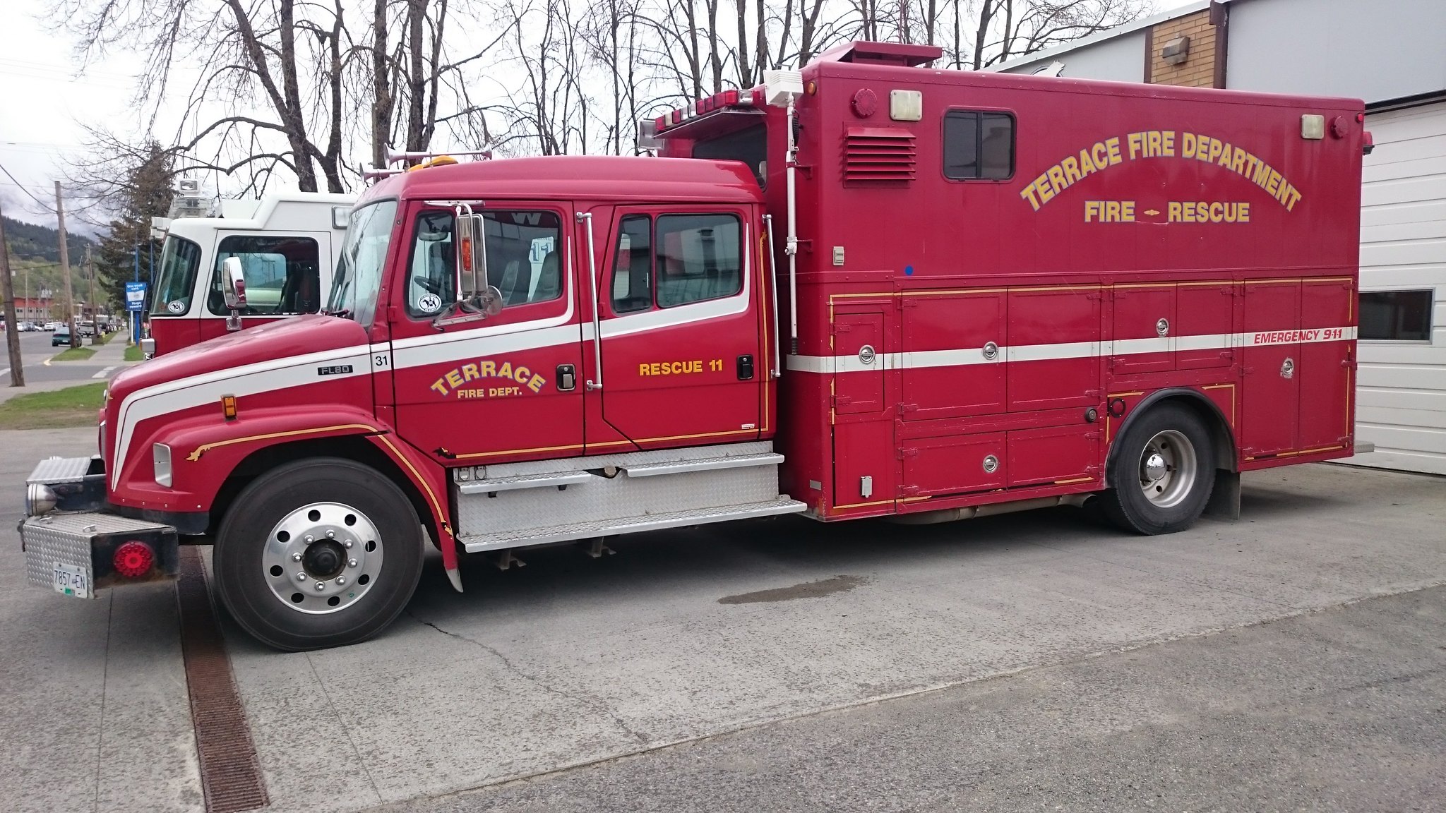 Terrace Fire Hall 3215 Eby St BC Fire Trucks