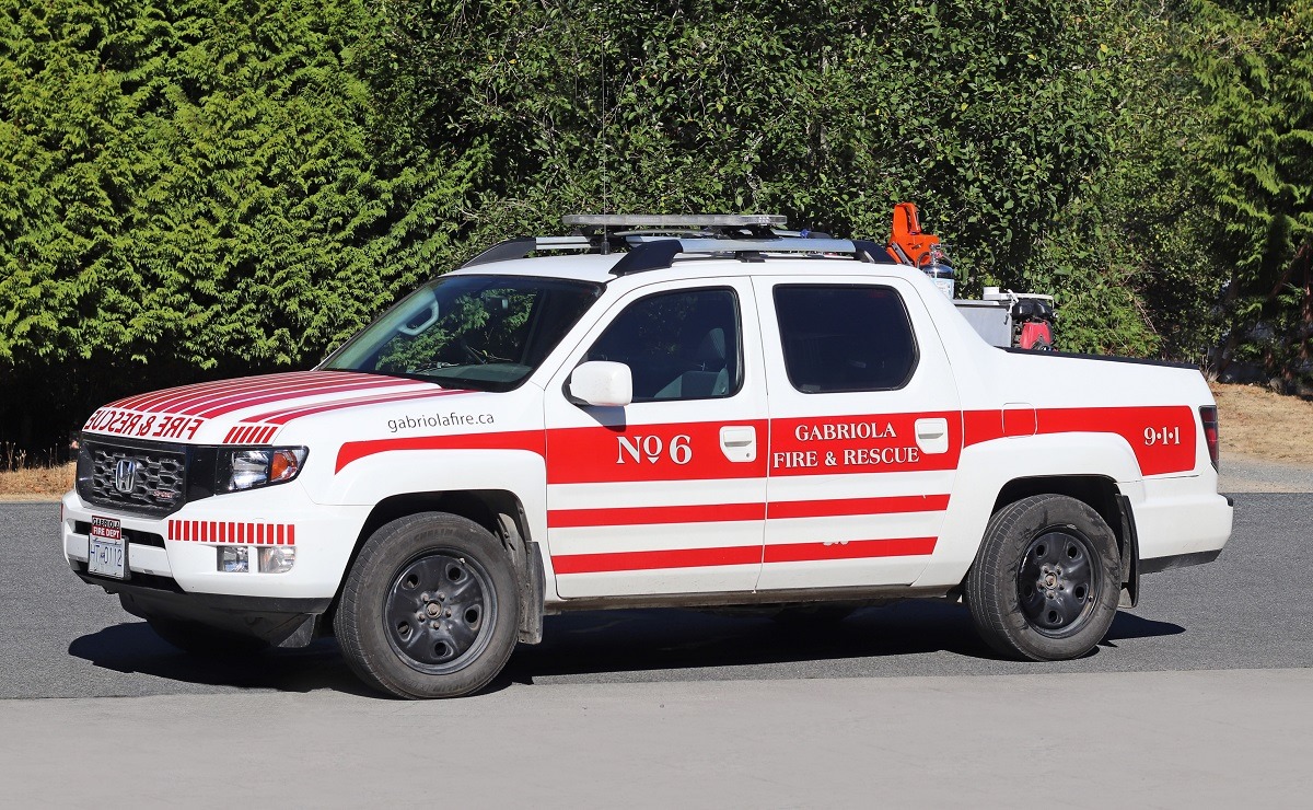 Gabriola Island Fire Hall 1 Church St. BC Fire Trucks